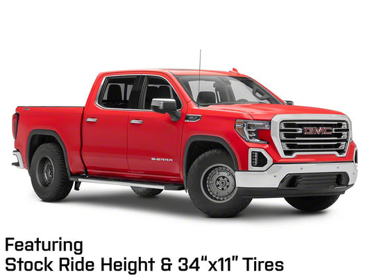 Mammoth Militant Charcoal Wheel; 17x9.5; -18mm Offset (19-25 Sierra 1500)