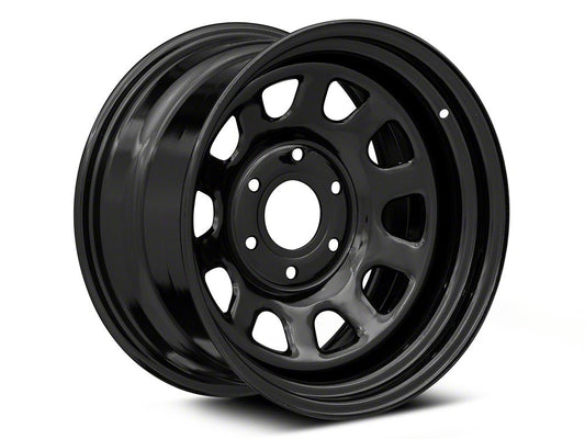 Mammoth D Window Gloss Black 6-Lug Wheel; 17x9; -6mm Offset (14-18 Sierra 1500)