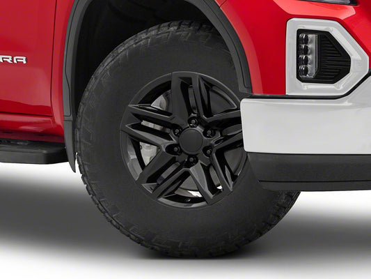 Mammoth Trail Boss Style Black 6-Lug Wheel; 18x8.5; 26mm Offset (19-25 Sierra 1500)