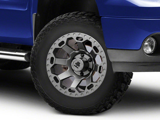 Mammoth Synister Charcoal 6-Lug Wheel; 17x9; -6mm Offset (07-13 Sierra 1500)