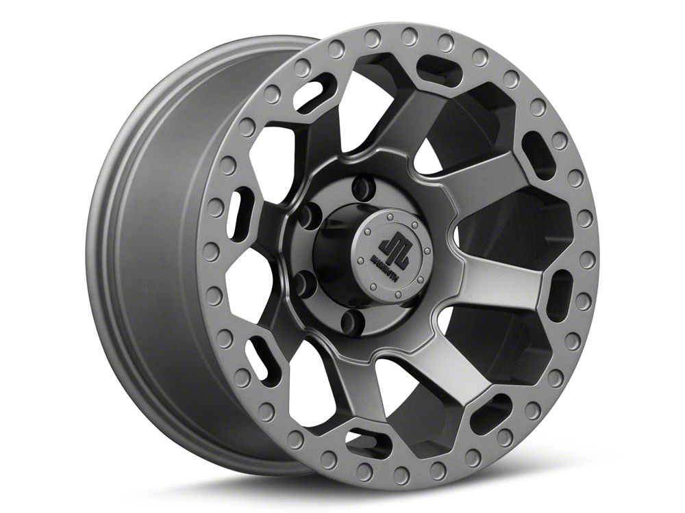 Mammoth Synister Charcoal 6-Lug Wheel; 17x9; -6mm Offset (99-06 Sierra 1500)