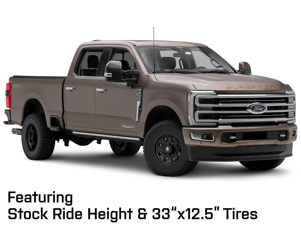 Mammoth HD 8 Aluminum Matte Black 8-Lug Wheel; 17x9; -6mm Offset (23-25 F-250 Super Duty)