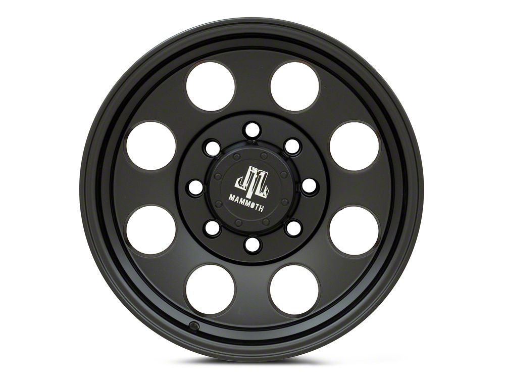 Mammoth 8 Aluminum Matte Black 8-Lug Wheel; 18x9; -6mm Offset (08-10 F-250 Super Duty)