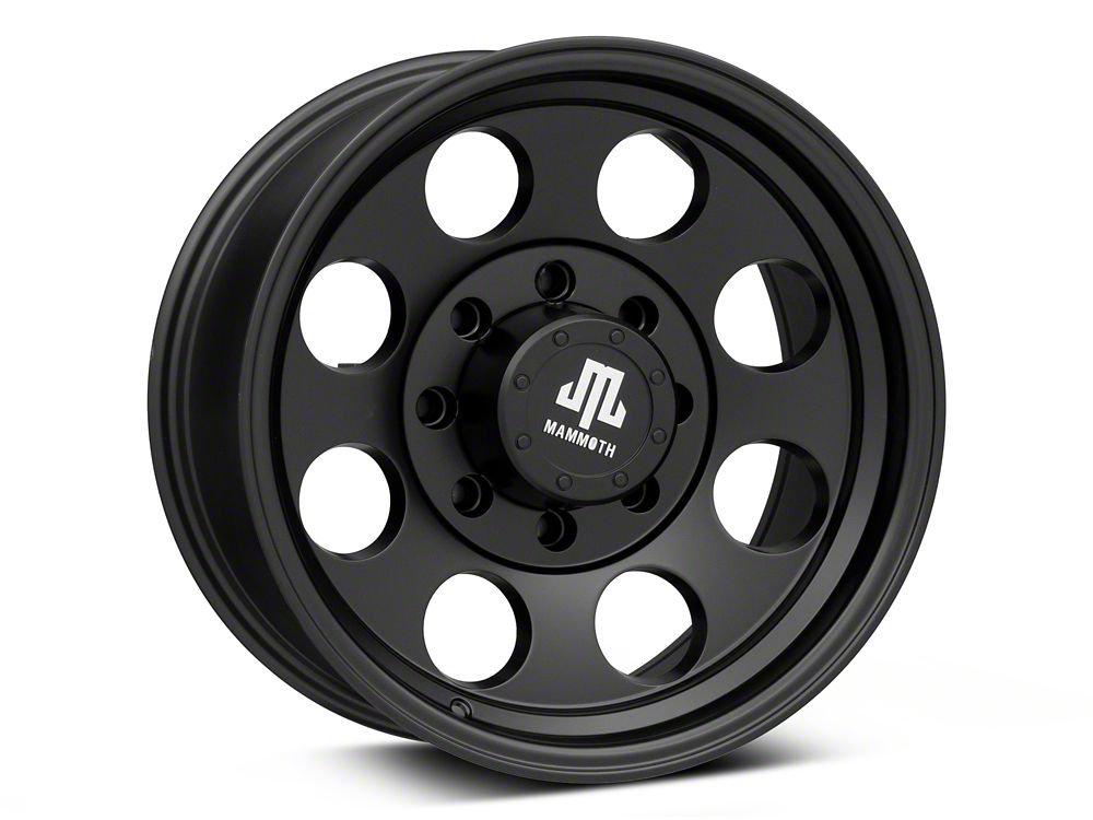 Mammoth 8 Aluminum Matte Black 8-Lug Wheel; 18x9; -6mm Offset (08-10 F-250 Super Duty)