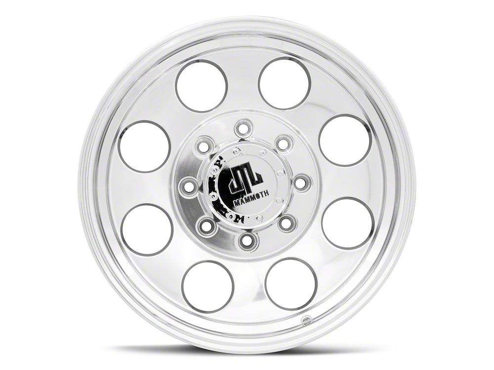 Mammoth 8 Aluminum Polished 8-Lug Wheel; 18x9; -6mm Offset (11-16 F-250 Super Duty)