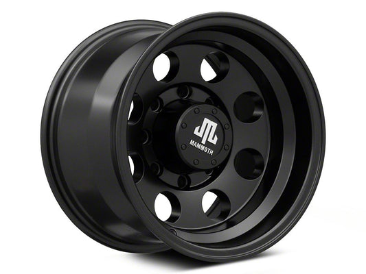 Mammoth 8 Aluminum Matte Black 8-Lug Wheel; 16x10; -24mm Offset (07-10 Sierra 3500 HD SRW)