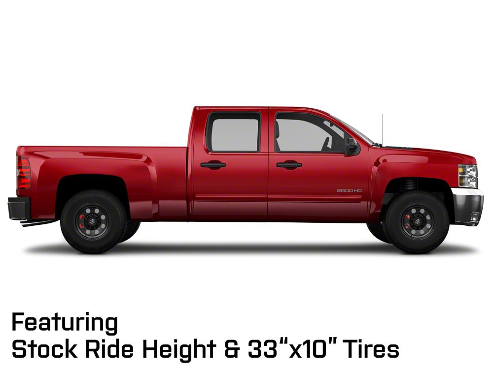 Mammoth 8 Aluminum Matte Black 8-Lug Wheel; 16x10; -24mm Offset (07-10 Silverado 3500 HD SRW)