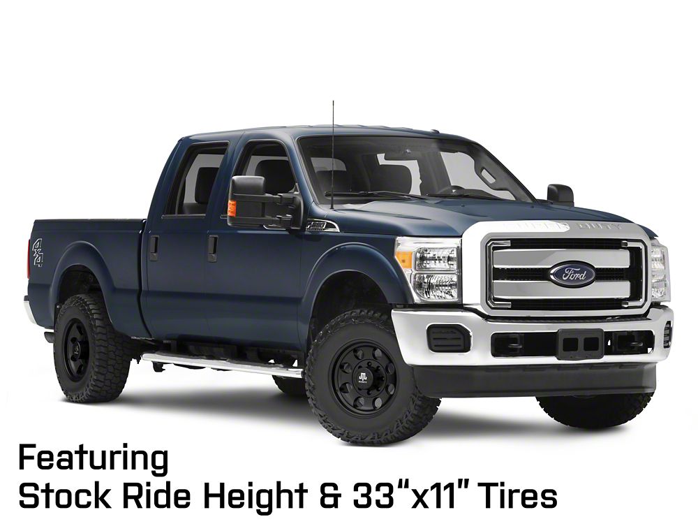 Mammoth HD 8 Aluminum Matte Black 8-Lug Wheel; 17x9; -6mm Offset (11-16 F-350 Super Duty SRW)