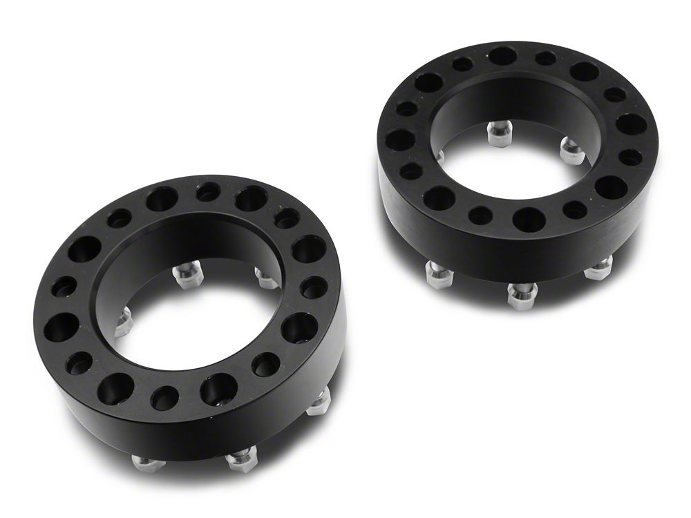 Mammoth 2-Inch Wheel Spacers; Black (05-25 F-350 Super Duty)