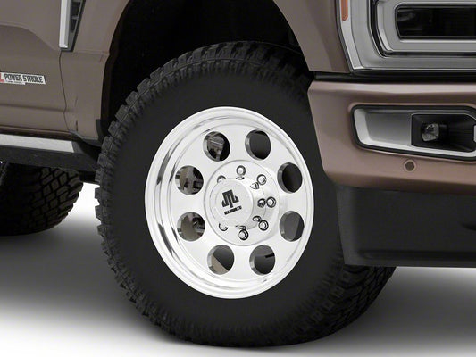 Mammoth 8 Aluminum Polished 8-Lug Wheel; 18x9; -6mm Offset (23-25 F-350 Super Duty SRW)