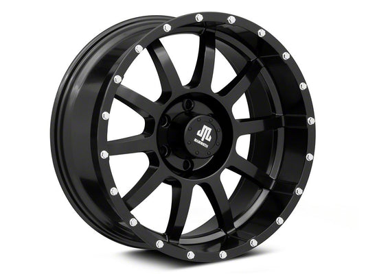 Mammoth SP12 6-Lug Wheel Satin Black; 20x9; -6mm Offset (21-25 F-150)