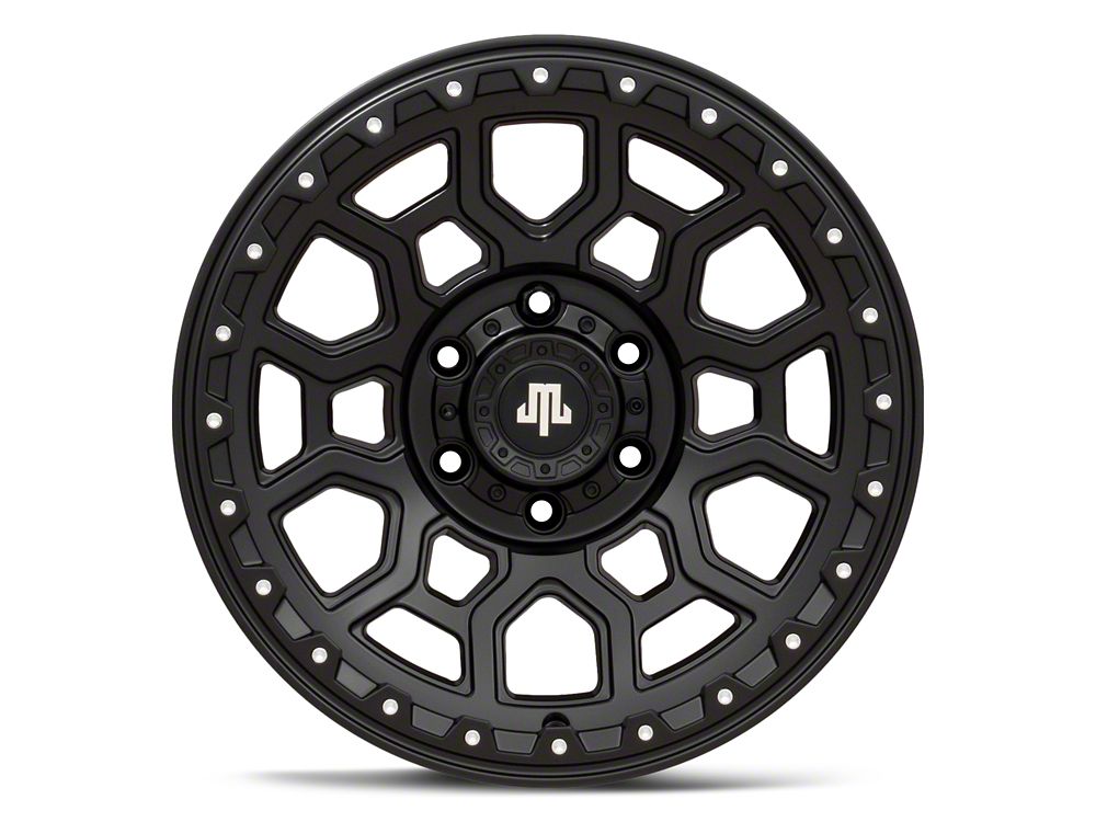 Mammoth Hunter Satin Black 6-Lug Wheel; 17x9; -6mm Offset (04-08 F-150)