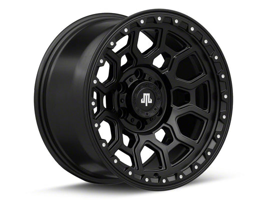 Mammoth Hunter Satin Black 6-Lug Wheel; 17x9; -6mm Offset (15-20 F-150)