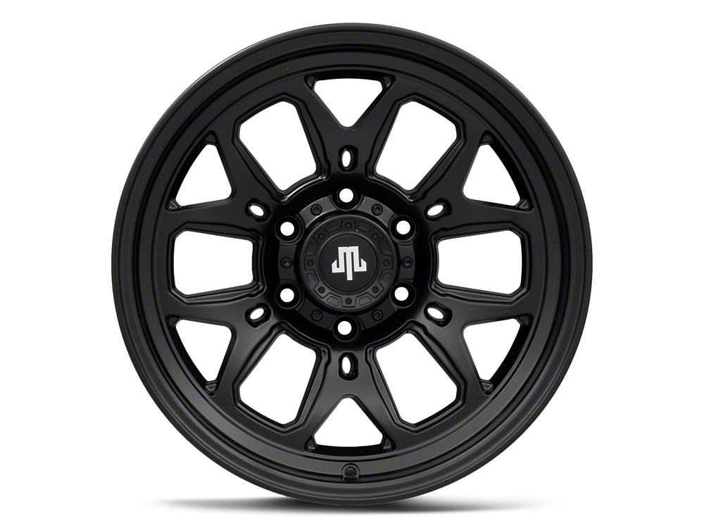 Mammoth Modus Satin Black 6-Lug Wheel; 17x9; -6mm Offset (15-20 F-150)