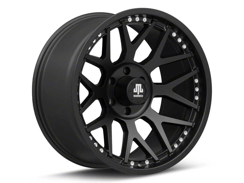 Mammoth Wide 8 Satin Black 6-Lug Wheel; 20x10; -19mm Offset (04-08 F-150)