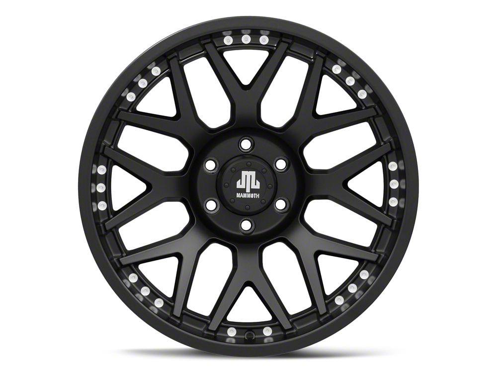 Mammoth Wide 8 Satin Black 6-Lug Wheel; 20x10; -19mm Offset (04-08 F-150)