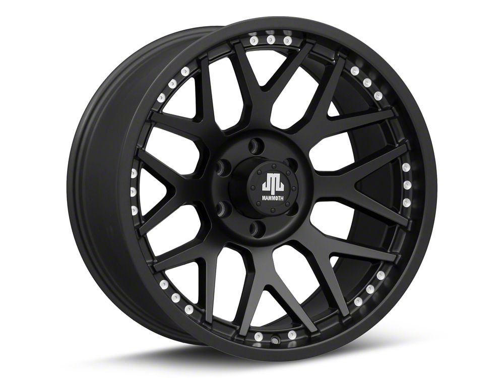 Mammoth Wide 8 Satin Black 6-Lug Wheel; 20x10; -19mm Offset (04-08 F-150)