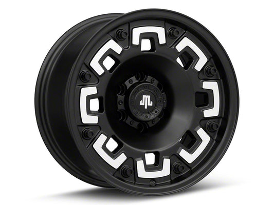 Mammoth Boss Satin Black Machined 6-Lug Wheel; 17x9; -6mm Offset (04-08 F-150)