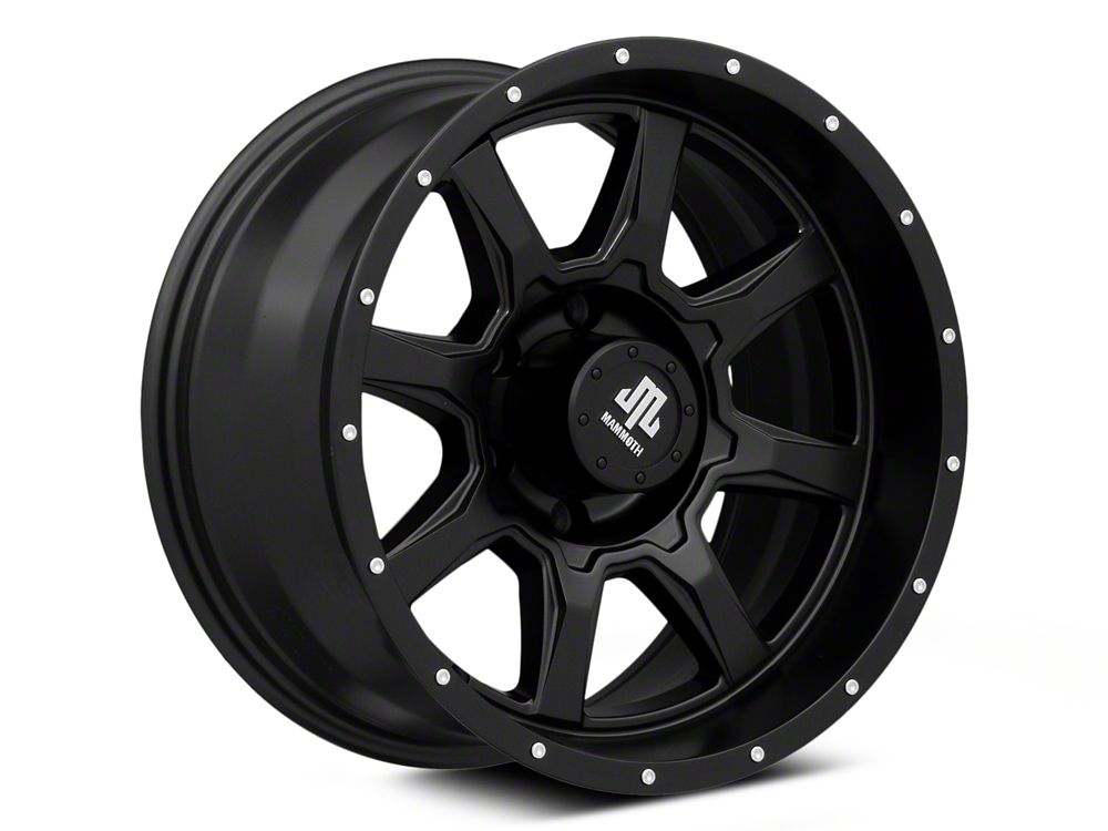 Mammoth High Roller Gloss Black 6-Lug Wheel; 17x9; -12mm Offset (04-08 F-150)