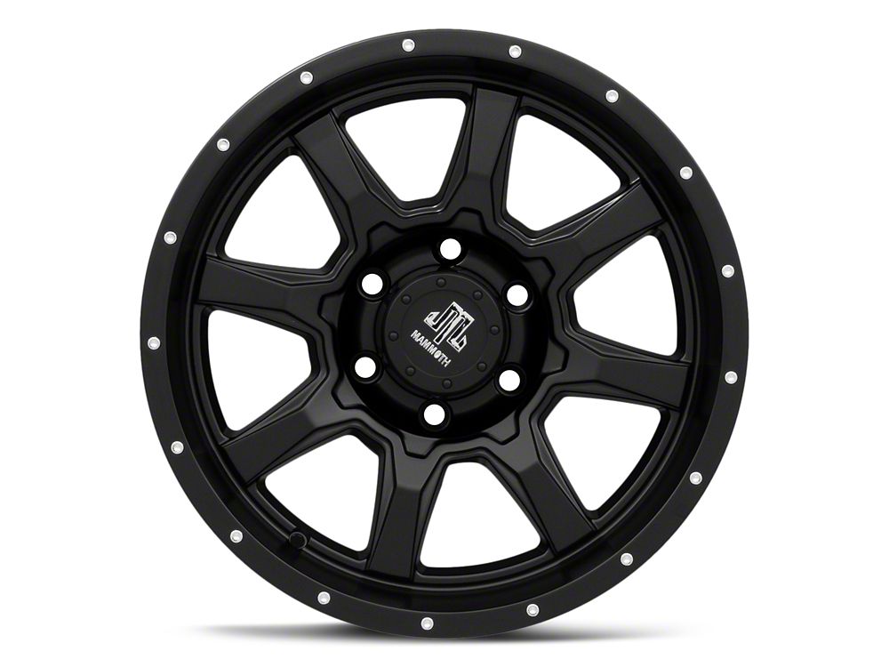 Mammoth High Roller Gloss Black 6-Lug Wheel; 17x9; -12mm Offset (04-08 F-150)