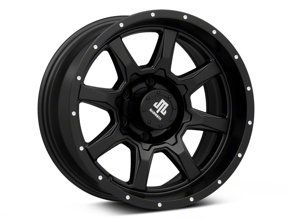Mammoth High Roller Gloss Black 6-Lug Wheel; 17x9; -12mm Offset (04-08 F-150)