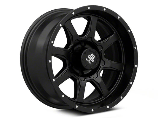 Mammoth High Roller Gloss Black 6-Lug Wheel; 17x9; -12mm Offset (21-25 F-150)