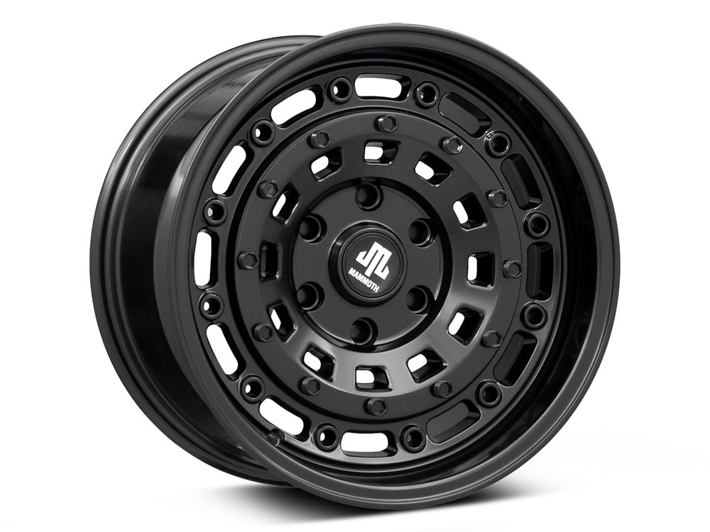 Mammoth Roadblock Satin Black 6-Lug Wheel; 17x9.5; 12mm Offset (04-08 F-150)