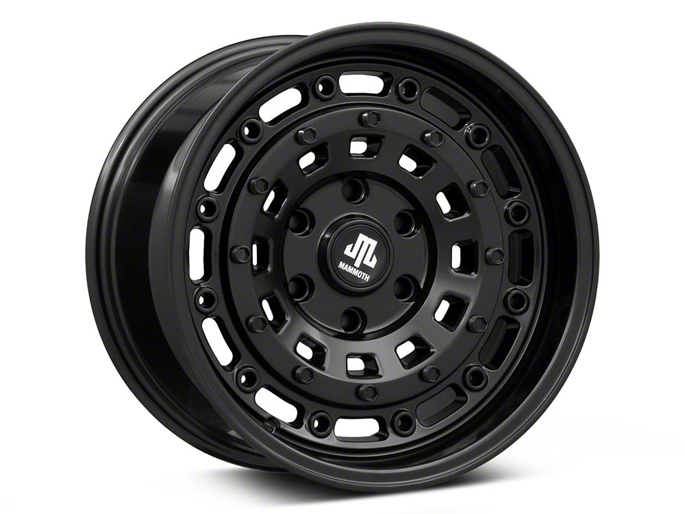 Mammoth Roadblock Satin Black 6-Lug Wheel; 17x9.5; 12mm Offset (09-14 F-150)
