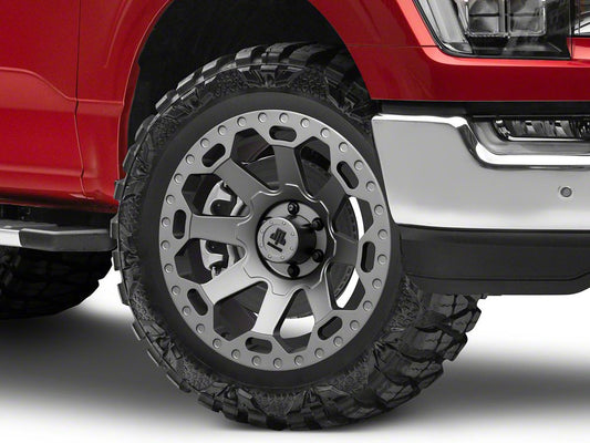 Mammoth Synister Charcoal 6-Lug Wheel; 20x9; -6mm Offset (21-25 F-150)