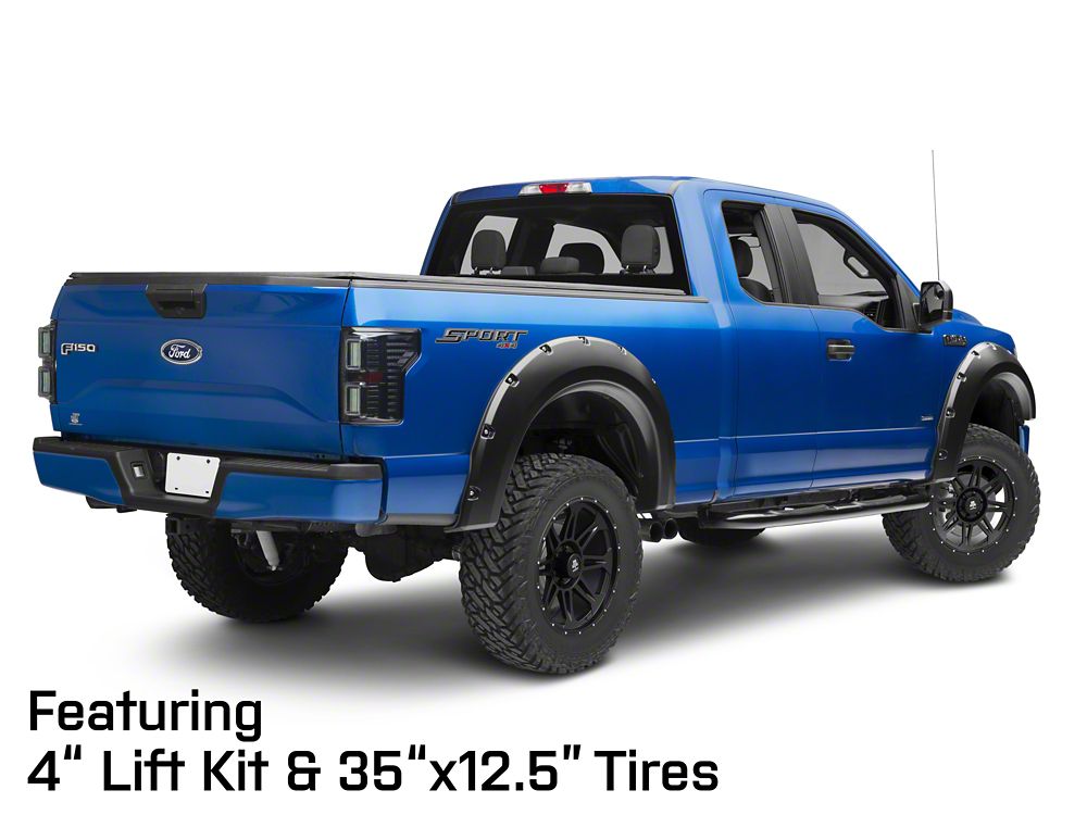 Mammoth Split 8 Beadlock Matte Black 6-Lug Wheel; 20x9; -6mm Offset (15-20 F-150)
