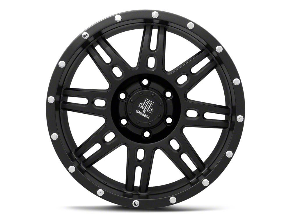Mammoth Vader Beadlock Matte Black 6-Lug Wheel; 18x9; -6mm Offset (21-25 F-150)