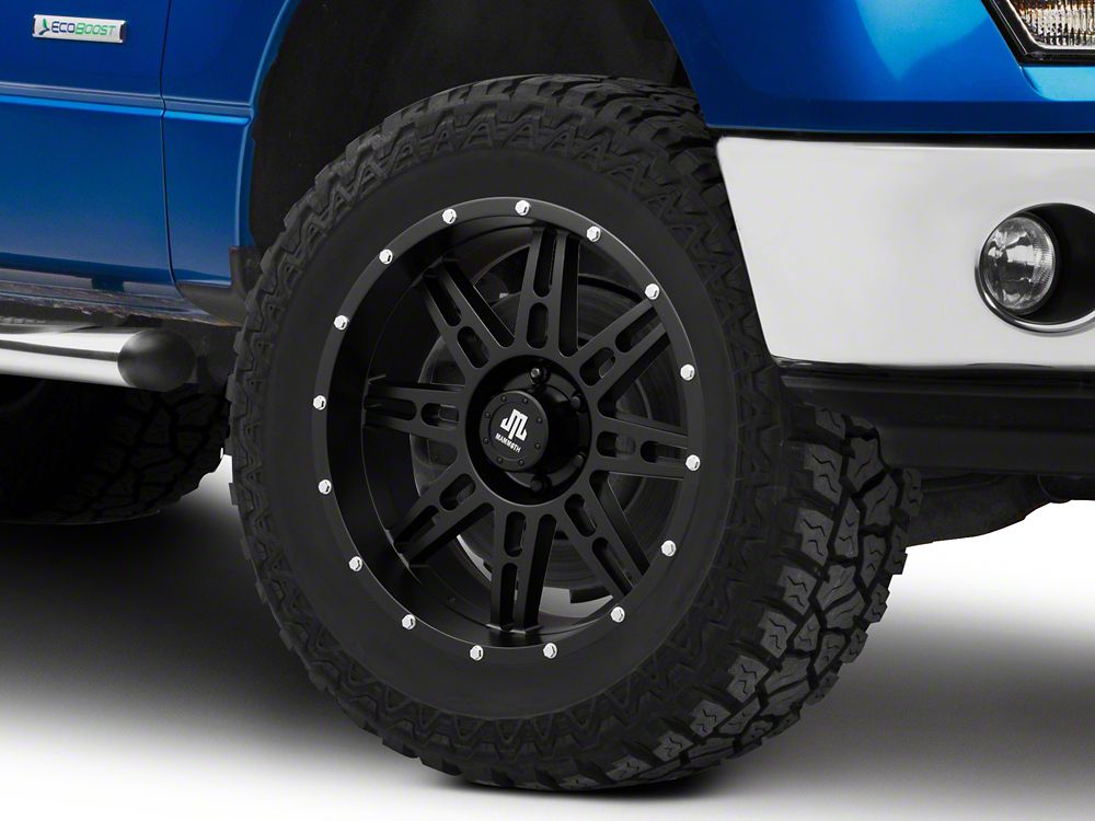 Mammoth Vader Beadlock Matte Black 6-Lug Wheel; 20x9; -6mm Offset (09-14 F-150)