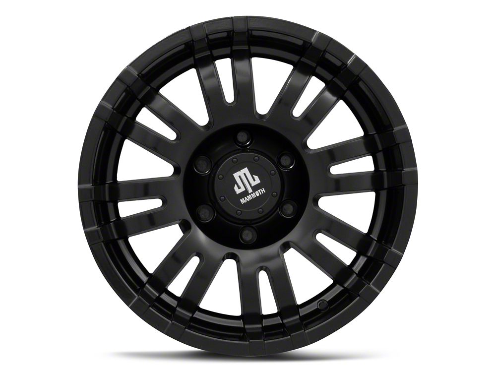 Mammoth Krawler Satin Black 6-Lug Wheel; 17x9; -12mm Offset (10-24 4Runner)