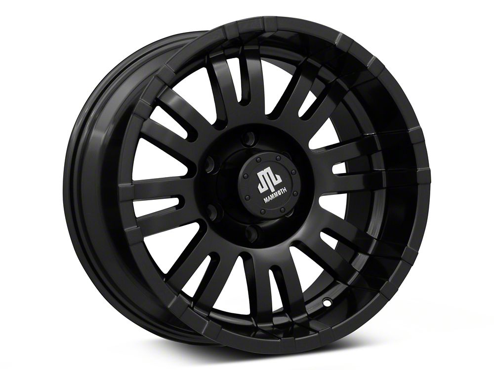 Mammoth Krawler Satin Black 6-Lug Wheel; 17x9; -12mm Offset (10-24 4Runner)