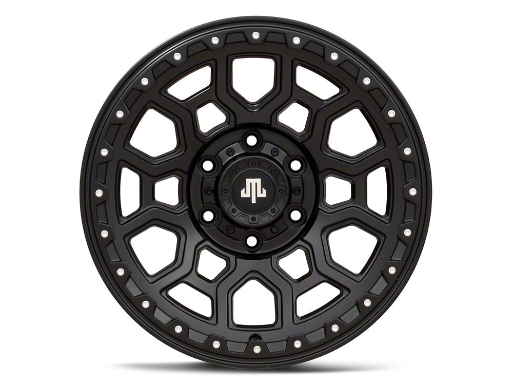 Mammoth Hunter Satin Black 6-Lug Wheel; 17x9; 0mm Offset (03-09 4Runner)