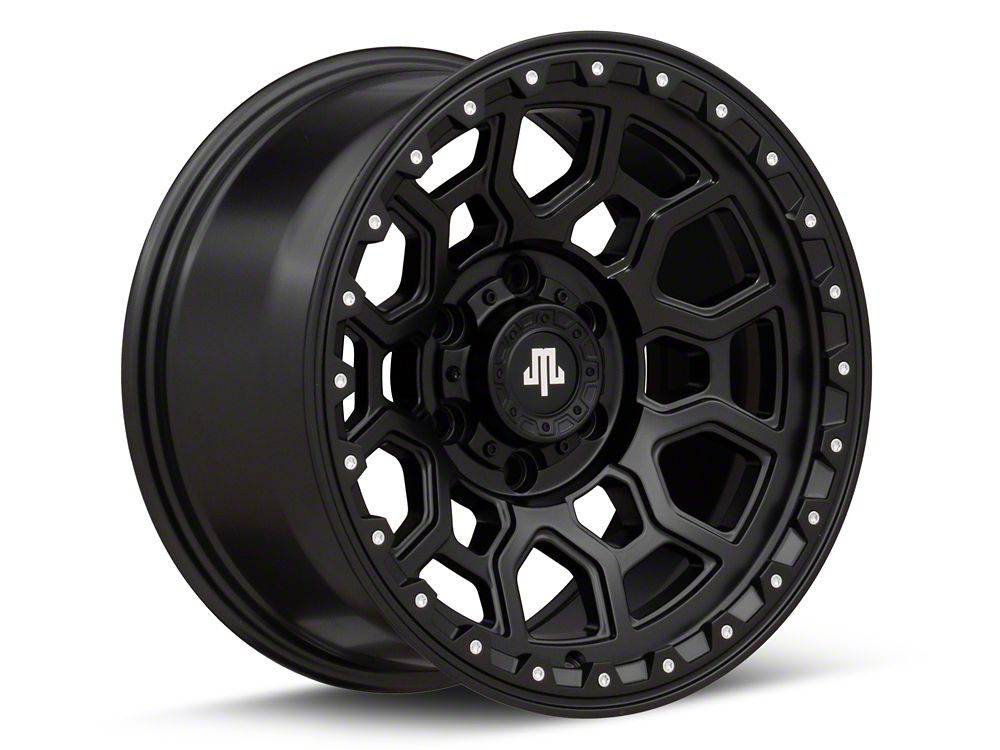 Mammoth Hunter Satin Black 6-Lug Wheel; 17x9; 0mm Offset (03-09 4Runner)