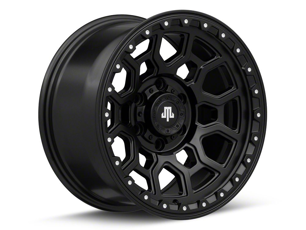 Mammoth Hunter Satin Black 6-Lug Wheel; 17x9; 0mm Offset (10-24 4Runner)