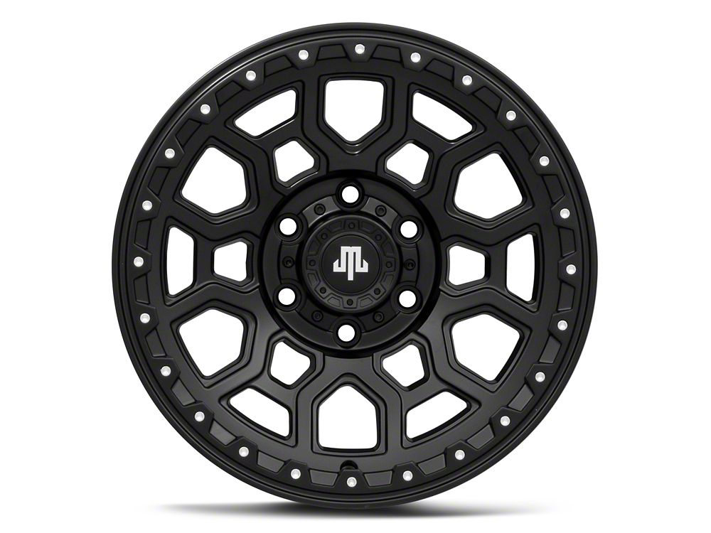 Mammoth Hunter Satin Black 6-Lug Wheel; 17x9; 0mm Offset (10-24 4Runner)
