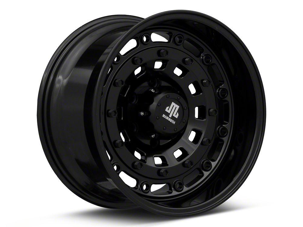 Mammoth Roadblock Satin Black 6-Lug Wheel; 17x9.5; -18mm Offset (03-09 4Runner)
