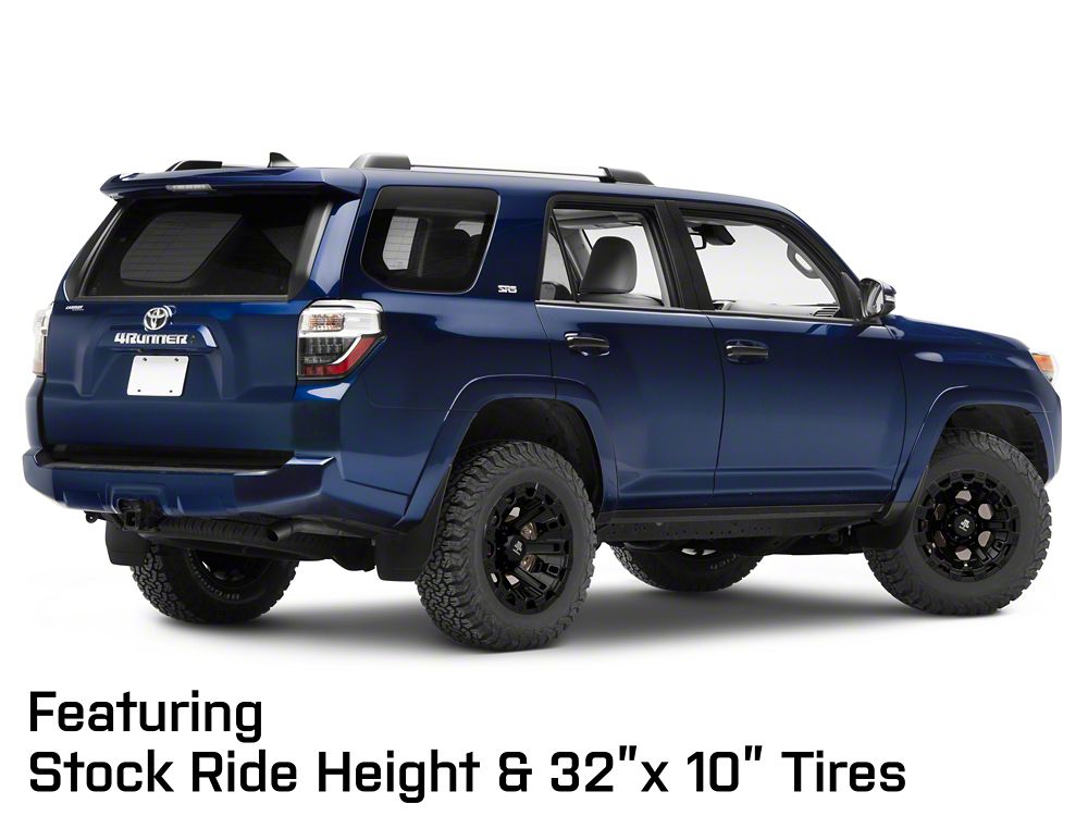 Mammoth Goliath Satin Black 6-Lug Wheel; 17x9.5; -18mm Offset (10-24 4Runner)