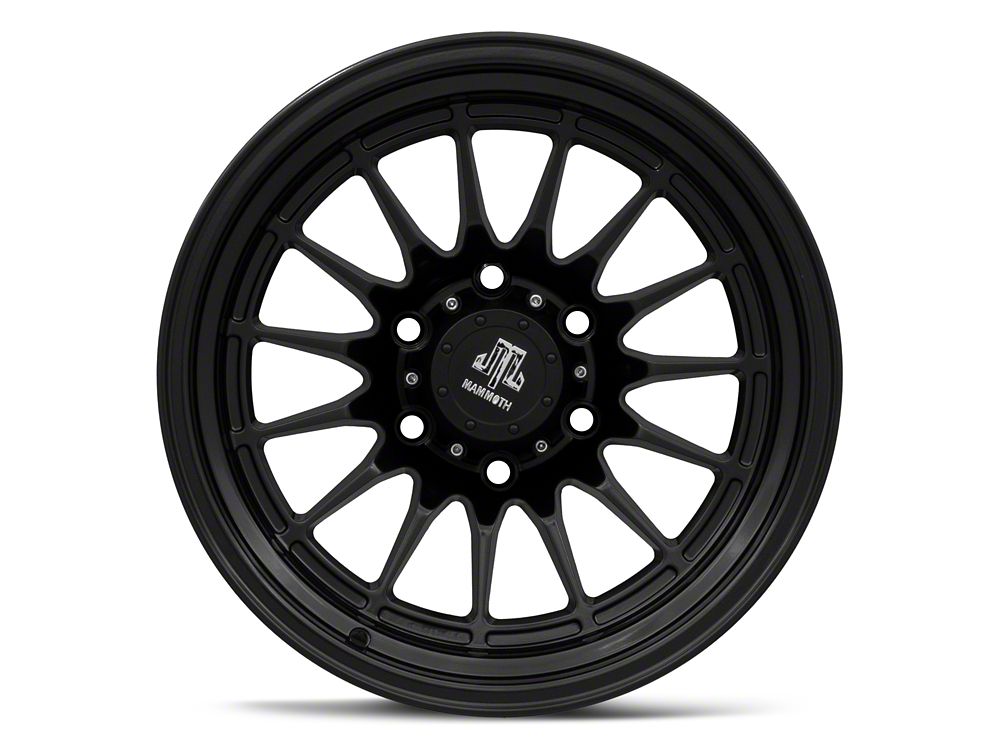 Mammoth Phaser Satin Black 6-Lug Wheel; 17x9; -25mm Offset (10-24 4Runner)