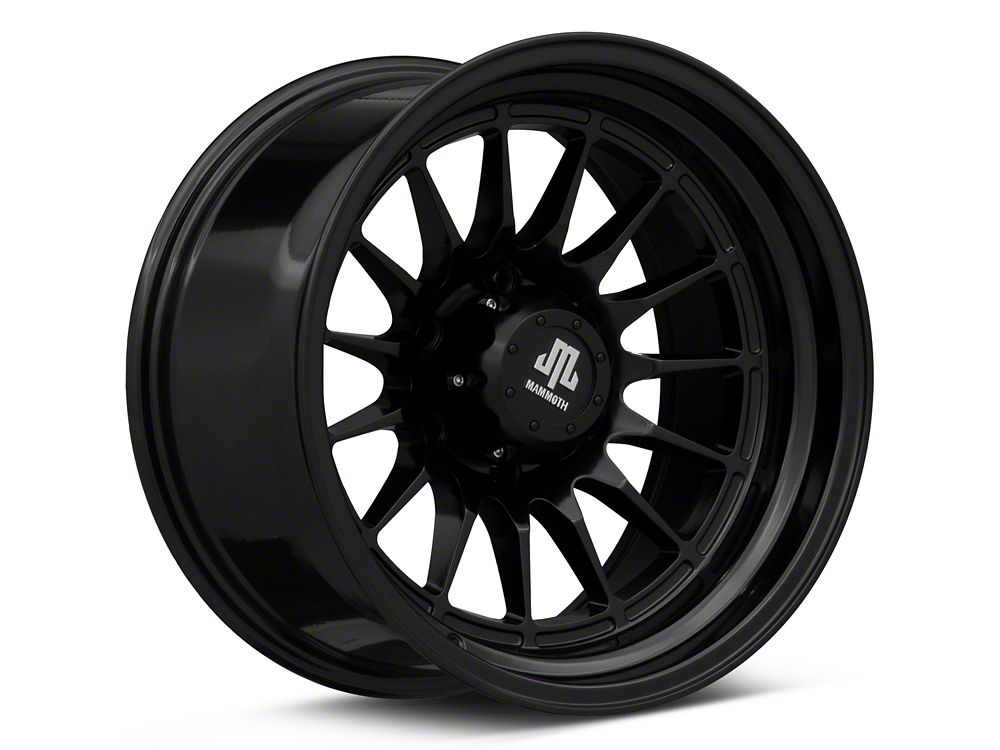 Mammoth Phaser Satin Black 6-Lug Wheel; 17x9; -25mm Offset (10-24 4Runner)