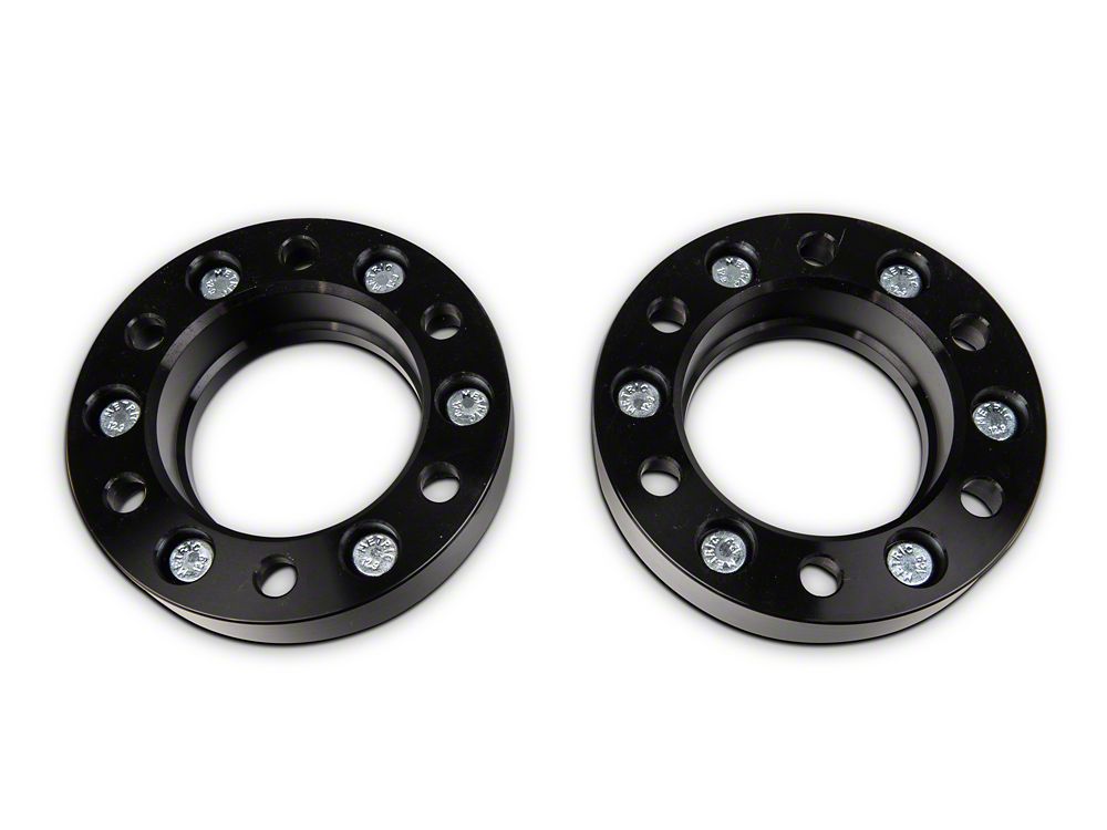 Mammoth 1.25-Inch Billet 6-Lug Wheel Spacers; Black (03-24 4Runner)