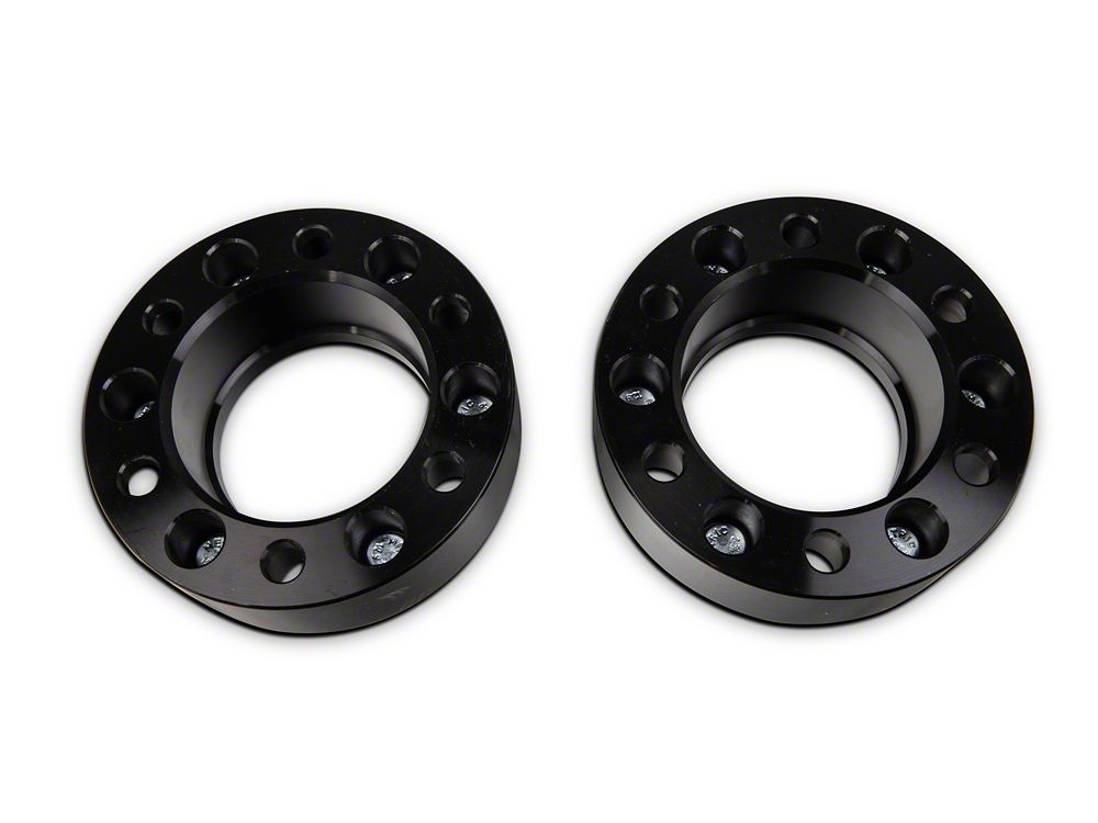 Mammoth 2-Inch Billet 6-Lug Wheel Spacers; Black (03-24 4Runner)