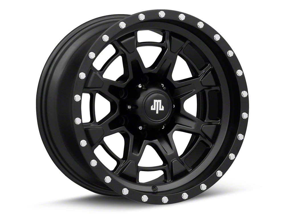 Mammoth Split 16 Satin Black 6-Lug Wheel; 17x9; -12mm Offset (05-15 Tacoma)