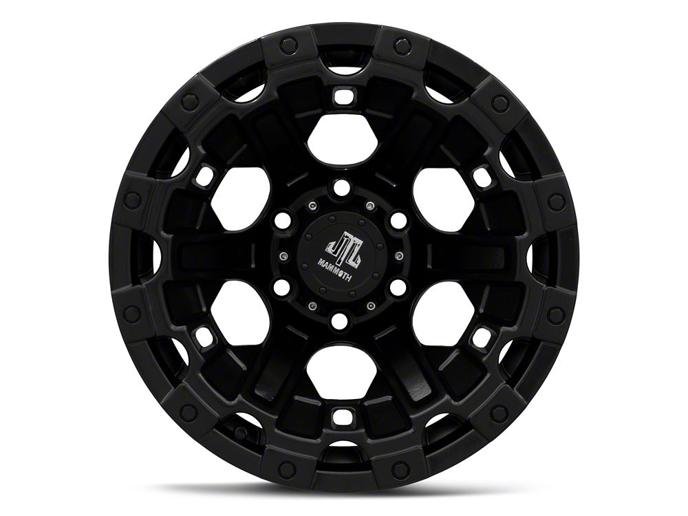 Mammoth Goliath Satin Black 6-Lug Wheel; 17x9.5; -18mm Offset (05-15 Tacoma)