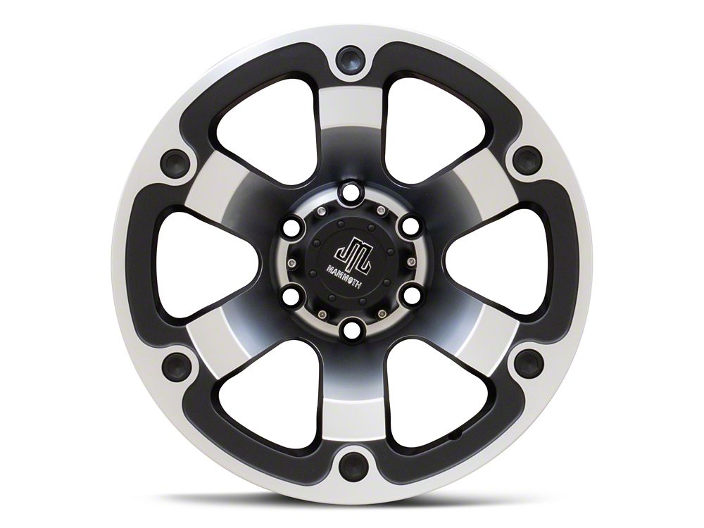 Mammoth Rogue Matte Black Machined 6-Lug Wheel; 17x8.5; 0mm Offset (16-23 Tacoma)