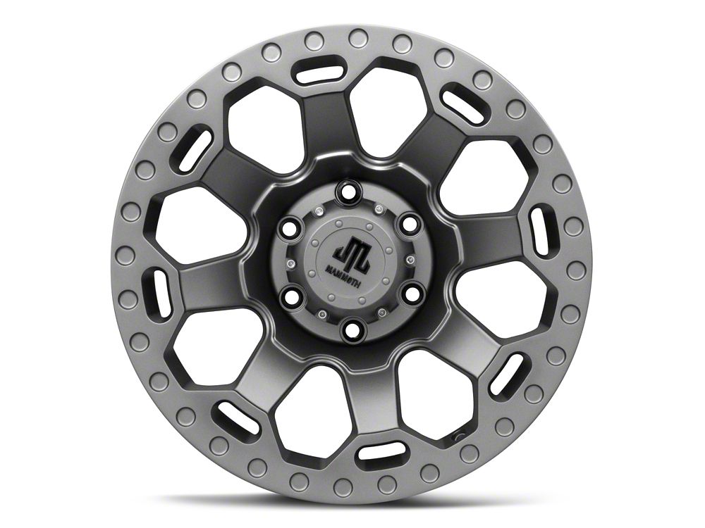 Mammoth Synister Charcoal 6-Lug Wheel; 17x8.5; 0mm Offset (05-15 Tacoma)