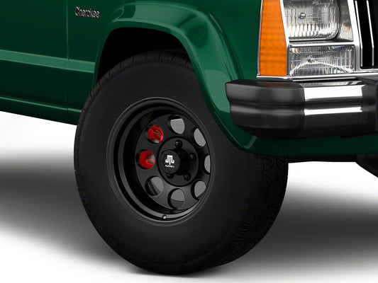 Mammoth 8 Aluminum Matte Black Wheel; 15x10; -44mm Offset (84-01 Jeep Cherokee XJ)