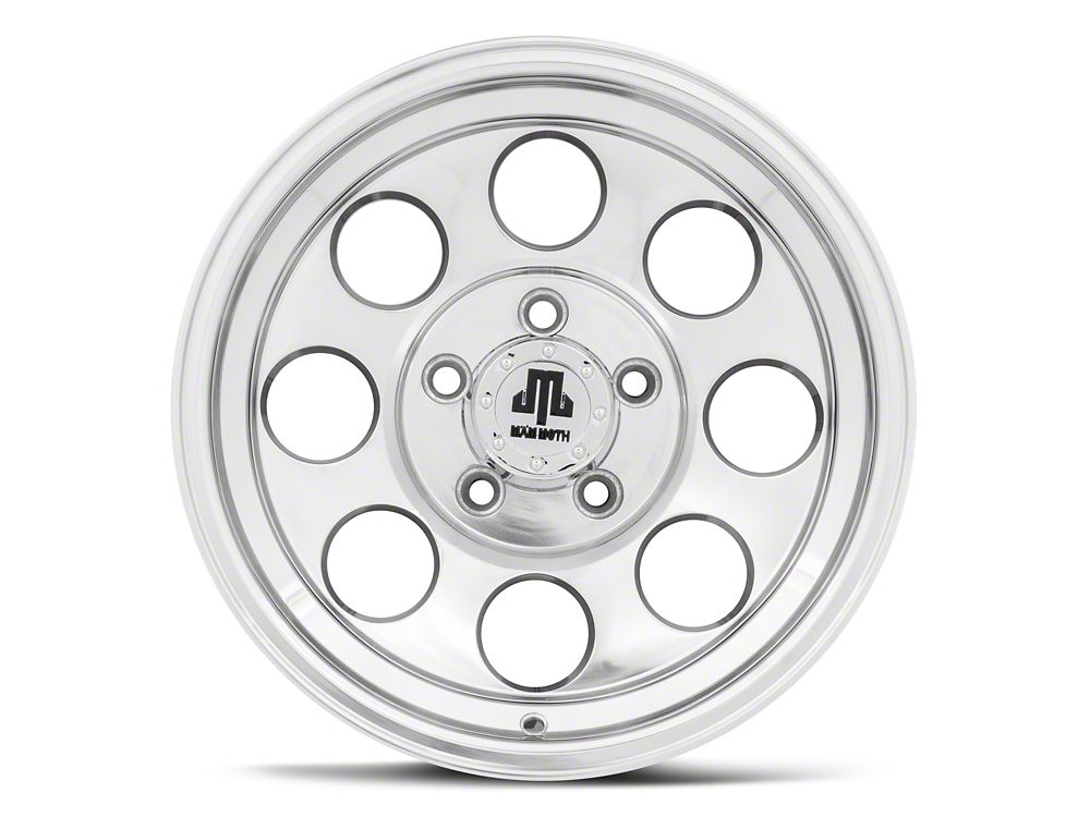 Mammoth 8 Aluminum Polished Wheel; 15x8; -19mm Offset (84-01 Jeep Cherokee XJ)
